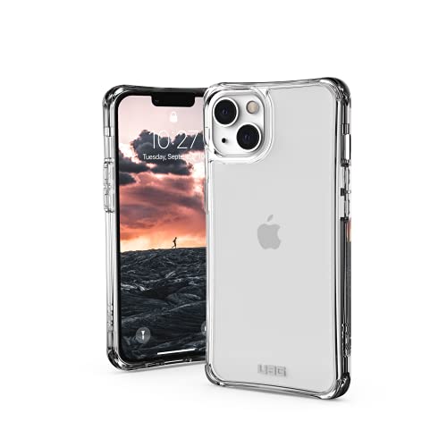Urban Armor Gear Plyo Schutzhülle kompatibel mit Apple iPhone 13 [Wireless Charging kompatibles Cover, Sturzfeste Air-Soft Ecken, Erhöhter Rand] - Ice (transparent) von URBAN ARMOR GEAR