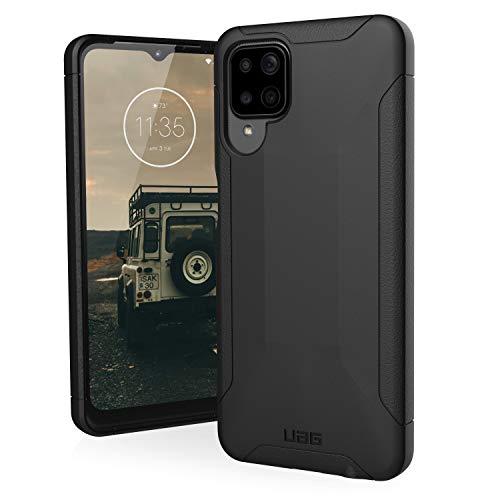 Urban Armor Gear Scout Hülle für das Samsung Galaxy A12 nach US-Militärstandard [Offiziell Designed for Samsung Zertifiziert, Verstärkte Ecken, Sturzfest, Vergrößerte Tasten] - schwarz von URBAN ARMOR GEAR