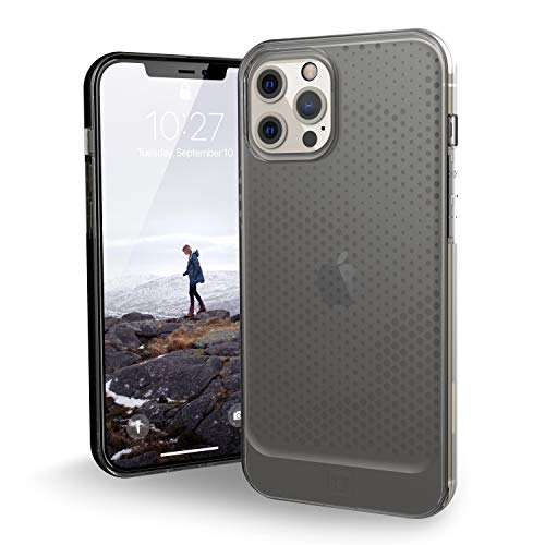 Urban Armor Gear U by UAG [U] Lucent Hülle Apple iPhone 12 Pro Max (6,7" Zoll) Schutzhülle (Halb-transparentes Case, Wireless Charging kompatibel, Ultra Slim Bumper) - ash (grau transparent) von URBAN ARMOR GEAR
