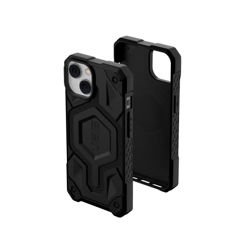 Urban Armor Gear UAG Monarch Pro Schutzhülle kompatibel mit Apple iPhone 14 / iPhone 13 [Wireless Charging/Magnetische Aufladung kompatibel, 5-Schichten Schutz] schwarz von URBAN ARMOR GEAR