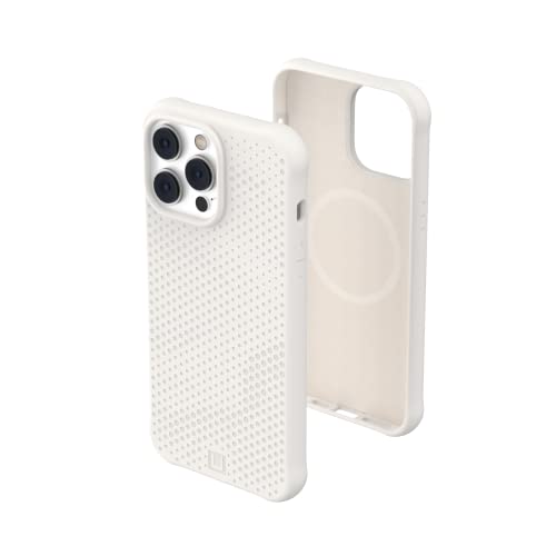 Urban Armor Gear by UAG [U] Dot Case kompatibel mit Apple iPhone 14 Pro Max Hülle [Soft-Touch Silikon,Texturiertes Design,Wireless Charging-Magnetisches Aufladen kompatibel] Marshmallow,114083313535 von URBAN ARMOR GEAR