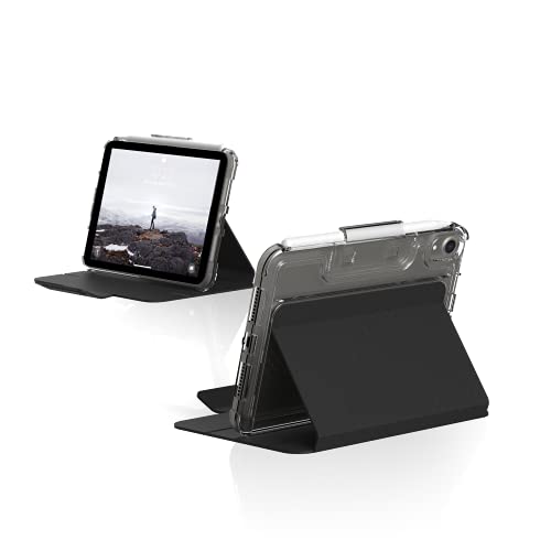 Urban Armor Gear by UAG [U] Lucent Case Apple iPad Mini 6 Hülle (2021/6. Generation) [Standfunktion, Wake/Sleep, Magnetische Frontklappe, Apple Pencil Halterung] schwarz (transparent) 12328N314040 von Urban Armor Gear