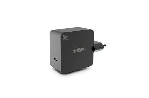 65WATTS USB-C Wall Charger with GAN Technology - 1X USB-C Input von URBAN FACTORY - MOBILE ACCESSORI