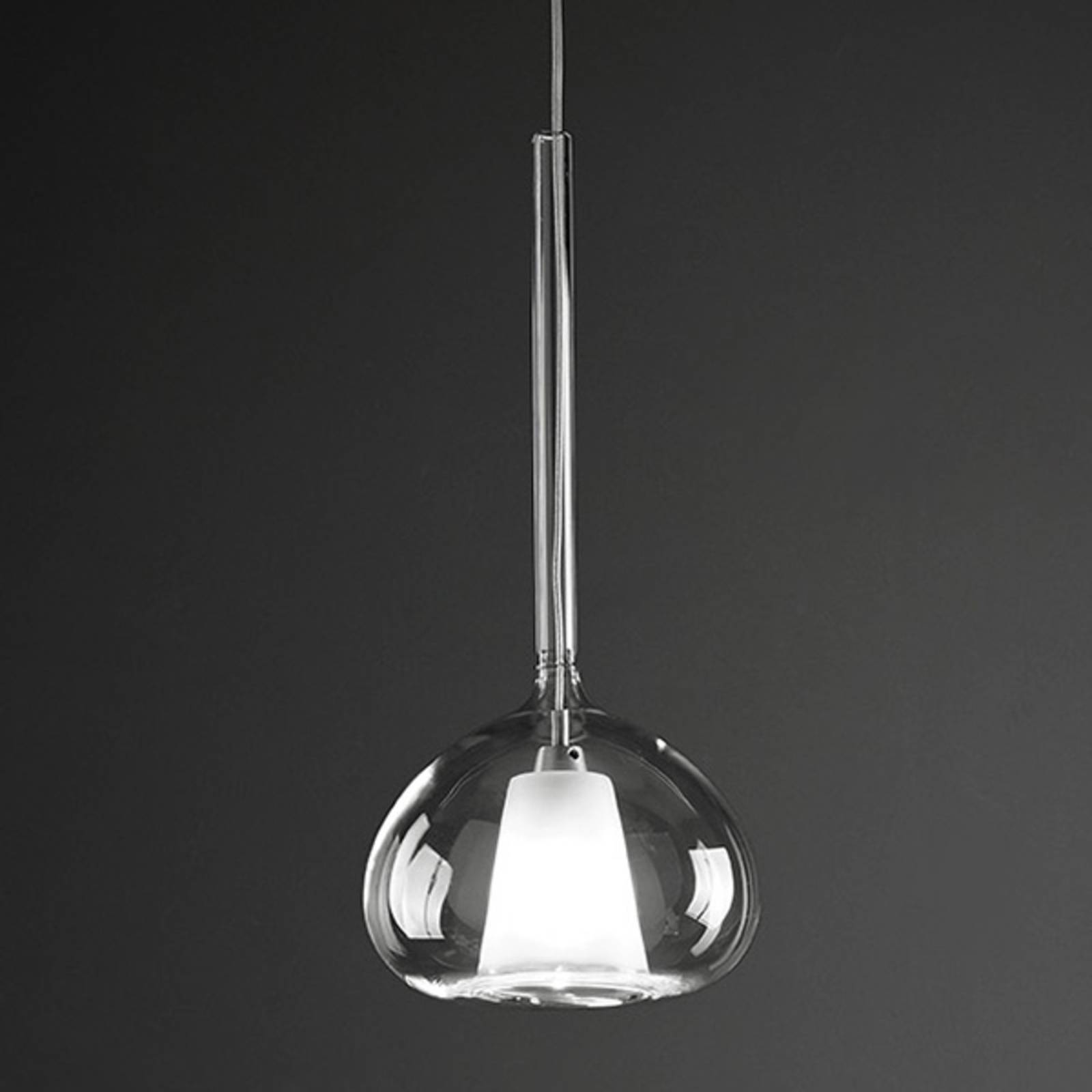 Hängeleuchte Beba, einflammig in Transparent Hängeleuchte Beba, einflammig in Transparent von URBAN by Sforzin