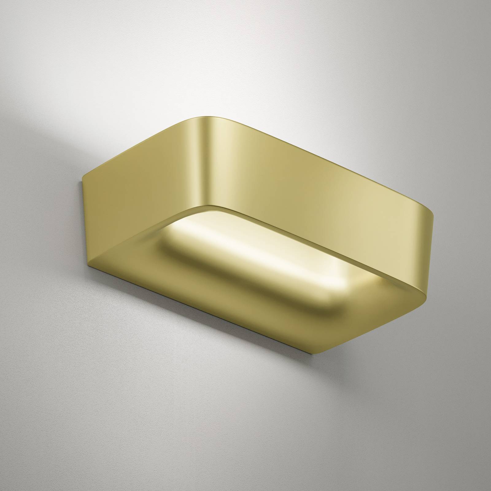 LED-Wandleuchte Aki, goldfarben, Aluminium, 23 cm, 3.000 K LED-Wandleuchte Aki, goldfarben, Aluminium, 23 cm, 3.000 K von URBAN by Sforzin