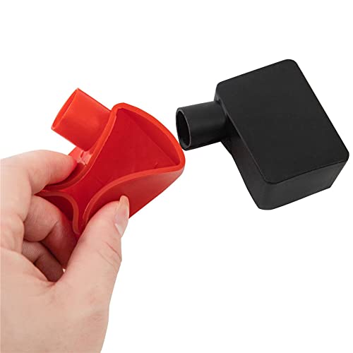 Batterie Polabdeckung Pol Schutzkappe, 1 Paar Autobatterie Polabdeckung Batterieklemme Schutzabdeckung PVC Gummi Batteriepolabdeckung Batteriepol Isolator Negative Positive Isolierung Schutzkappen Batterie Polabdeckung Pol Schutzkappe, 1 Paar Autobatterie Polabdeckung Batterieklemme Schutzabdeckung PVC Gummi Batteriepolabdeckung Batteriepol Isolator Negative Positive Isolierung Schutzkappen von URFEDA