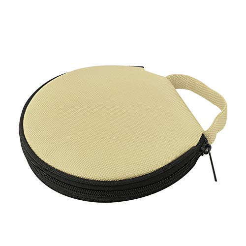 URFEDA CD Tasche, 20 Kapazität Tragbar CD/DVD-Hülle Brieftaschenhalter CD-Brieftasche, Film, CD-Aufbewahrung, tragbare DVD-Organizer, Hülle für Zuhause, Auto, Reisen Beige von URFEDA