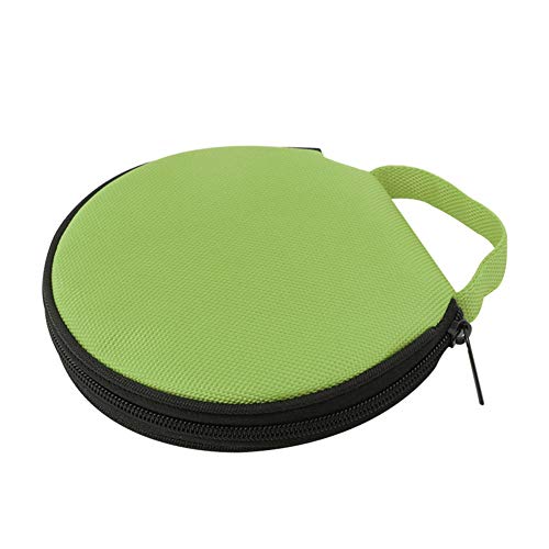 URFEDA CD Tasche, 20 Kapazität Tragbar CD/DVD-Hülle Brieftaschenhalter CD-Brieftasche, Film, CD-Aufbewahrung, tragbare DVD-Organizer, Hülle für Zuhause, Auto, Reisen Grün von URFEDA