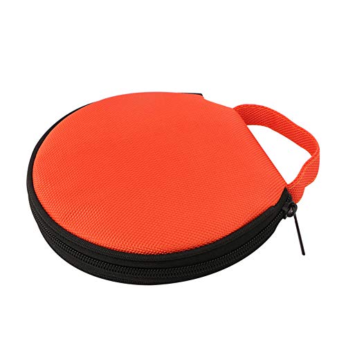 URFEDA CD Tasche, 20 Kapazität Tragbar CD/DVD-Hülle Brieftaschenhalter CD-Brieftasche, Film, CD-Aufbewahrung, tragbare DVD-Organizer, Hülle für Zuhause, Auto, Reisen Orange von URFEDA