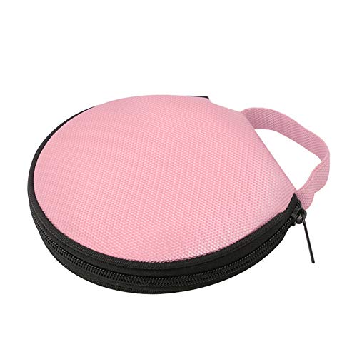 URFEDA CD Tasche, 20 Kapazität Tragbar CD/DVD-Hülle Brieftaschenhalter CD-Brieftasche, Film, CD-Aufbewahrung, tragbare DVD-Organizer, Hülle für Zuhause, Auto, Reisen Rosa von URFEDA