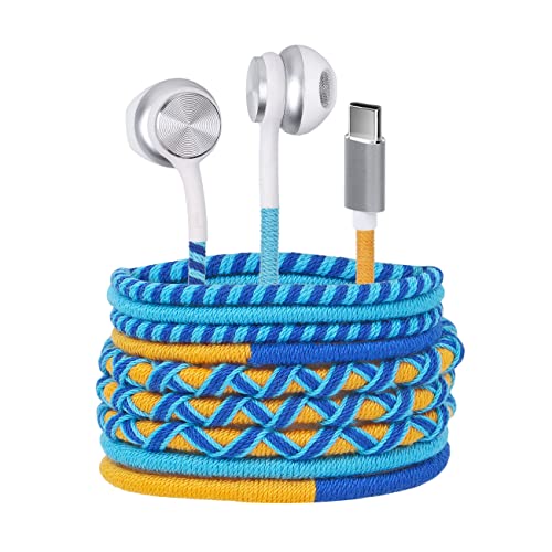 URIZONS In-Ear-Ohrhörer Kopfhörer USB C Type C - Stereo mit Mikrofon für Google Pixel 5 4 3 2 XL für Huawei P40 P30 P20 Pro Mate für Samsung Galaxy S20 S21 OnePlus von URIZONS