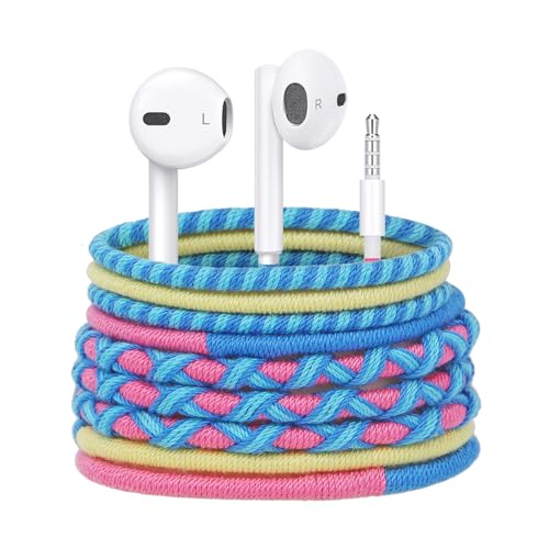 URIZONS Kabelgebundene bunt Kopfhörer für Kinder - In Ear Headphones mit Kabel Ohrhörer Mikrofon und Fernbedienung In-Ohr Kopfhore für Laptoptabletten Android geflochtener Faden Regenbogen URIZONS Kabelgebundene bunt Kopfhörer für Kinder - In Ear Headphones mit Kabel Ohrhörer Mikrofon und Fernbedienung In-Ohr Kopfhore für Laptoptabletten Android geflochtener Faden Regenbogen von URIZONS