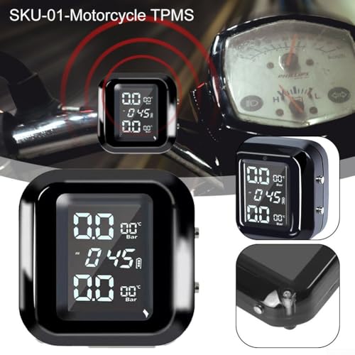 1*Halterung 1*Hauptdisplay Motorrad TPMS Universelle Passform 1*Halterung 1*Hauptdisplay Motorrad TPMS Universelle Passform von URPIZY