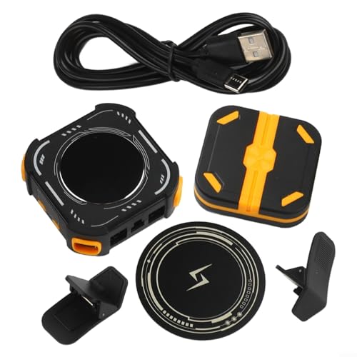 Mobiles Kühlsystem Magnetischer Handy Kühler mit 2000mAh Akku Doppelgangschaltung Intelligente Stromregelung für Gaming Schwarz Mobiles Kühlsystem Magnetischer Handy Kühler mit 2000mAh Akku Doppelgangschaltung Intelligente Stromregelung für Gaming Schwarz von URPIZY