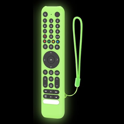 Silikon Fernbedienungshülle für TCL RC716/RC833 Kratzfest & Stoßsicher, Leicht, rutschfest, Passgenau(Night Green) von URPIZY