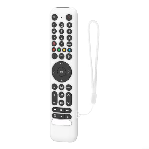 Silikon Fernbedienungshülle für TCL RC716/RC833 Kratzfest & Stoßsicher, Leicht, rutschfest, Passgenau(White) von URPIZY