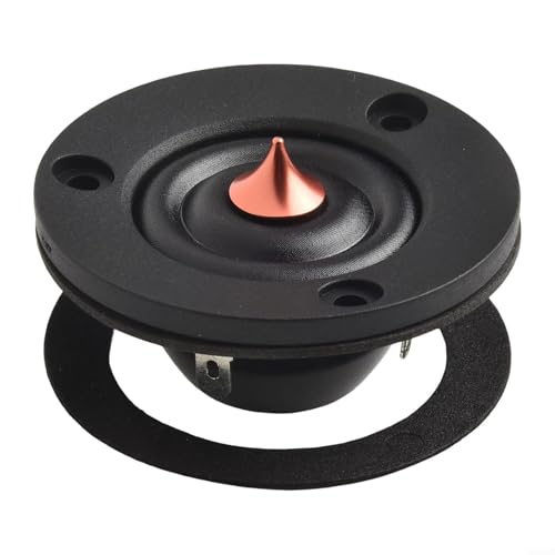 URPIZY 2 Zoll Hochtöner 4/6 Ohm 30W Seiden-Hochtonlautsprecher Heimkino Audio Lautsprecher Kompakt Leistungsstark Breitbandiger Frequenzbereich Einfache Installation Schwarz(4 Ohm) von URPIZY