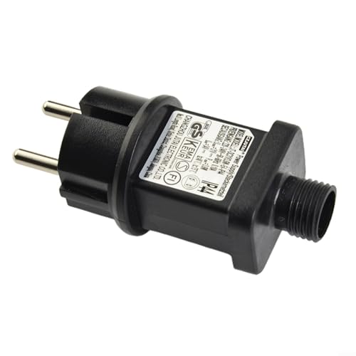 URPIZY 31V LED Netzteil - IP44 LED Transformator Netzteil Lichterkette Adapter für Weihnachtsbaumbeleuchtung, Lichtnetz, Eiszapfen Lichter, Max 3.6W - Stecker Lichterkette Ersatz von URPIZY