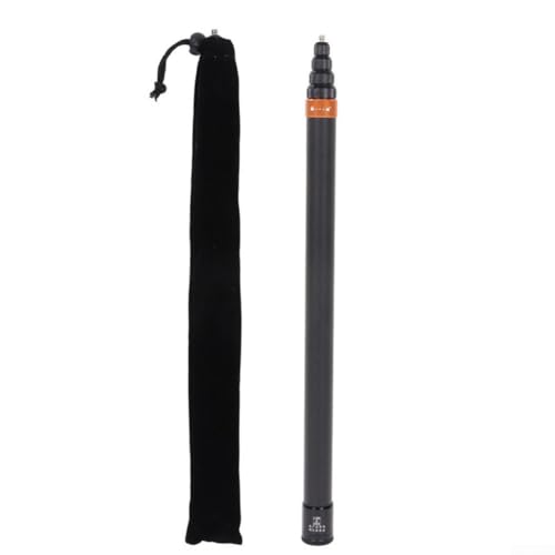 URPIZY Carbon Fiber Selfie Stativ 118 Zoll (300cm) Für Insta360 X5/X4 Kamera Mit Anti-Rutsch Griff Ausziehbar Stativ Teleskop Stange Selfie Drehverriegelung(Gold) von URPIZY