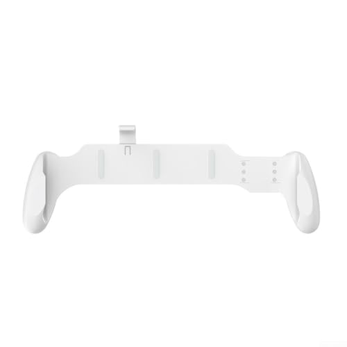 URPIZY Ergonomischer Griff-Schutzhülle Für Nintendo Switch 2, Handgriffe Zubehör, Komfortables Spielen, Präzise Passform, Robuster ABS-Schutz, Schwarz Weiß, Verbesserte Kontrolle(White) von URPIZY