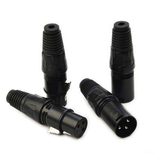 URPIZY Mikrofon Audio Mikrofon-Audio-Kabelstecker Verbindungen Plastik + Eisen URPIZY Mikrofon Audio Mikrofon-Audio-Kabelstecker Verbindungen Plastik + Eisen von URPIZY