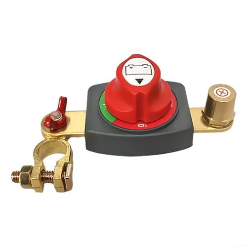 URPIZY Top Post Batterie-Trennschalter 12V-48V 275A Dauerleistung 1250A Anlasser Hauptstromschalter für Auto LKW RV Boot von URPIZY