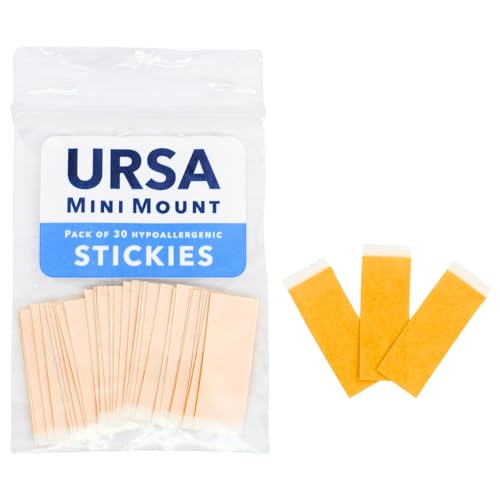 URSA MiniMount Stickies - Low Profile Hypoallergenic Stickies for Lavalier Microphones Fits URSA MiniMounts and All Lavalier Microphones (30 Pack) von URSA Straps