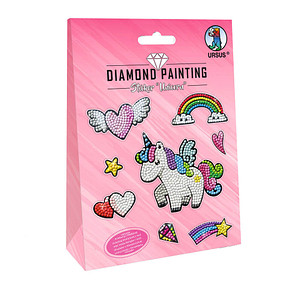 URSUS® Diamond Painting Sticker-Set Unicorn mehrfarbig von URSUS®