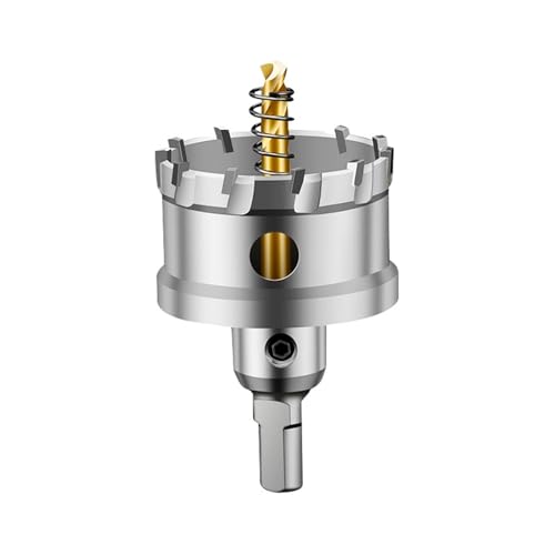 Plug-and-Play-Lochsäge – keine festsitzenden Metallstücke, schneidet 1 Zoll dicke Materialien, für Heimwerker (58 mm) von URTYP