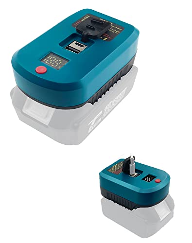 URUN USB-C Ladegerät 65W 3A Schnellladegerät für Makita akku 18V, Handy-Ladegerät-Adapter mit 5V USB-Anschluss & Typ-C Anschluss, mit Staubschutzhaube Akku Ladegerät URUN USB-C Ladegerät 65W 3A Schnellladegerät für Makita akku 18V, Handy-Ladegerät-Adapter mit 5V USB-Anschluss & Typ-C Anschluss, mit Staubschutzhaube Akku Ladegerät von URUN