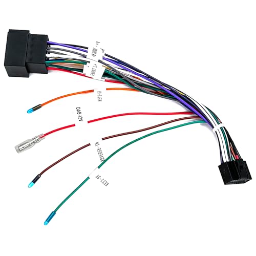 URVOLAX ISO-Adapter mit DAB-12V-Kabel für UR90A Autoradio URVOLAX ISO-Adapter mit DAB-12V-Kabel für UR90A Autoradio von URVOLAX