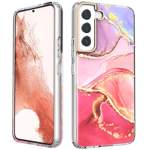 URZQOQ für Samsung S22 Hülle, Samsung Galaxy S22 Hülle Anti-Yellowing Stilvoll Schick, Galaxy S22 Schutzhülle Slim Fit Schlank Leicht, TPU Kratzfest Stoßfest Handyhülle für Samsung S22 6.1'' Rosa URZQOQ für Samsung S22 Hülle, Samsung Galaxy S22 Hülle Anti-Yellowing Stilvoll Schick, Galaxy S22 Schutzhülle Slim Fit Schlank Leicht, TPU Kratzfest Stoßfest Handyhülle für Samsung S22 6.1'' Rosa von URZQOQ