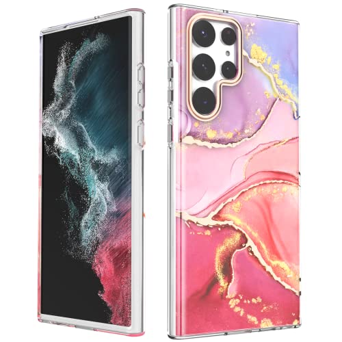 URZQOQ für Samsung S22 Ultra Hülle, Samsung Galaxy S22 Ultra Hülle Anti-Yellowing Stilvoll, Schutzhülle S22 Ultra Slim Fit Leicht TPU Kratzfest Stoßfest Handyhülle für Samsung S22 Ultra 6.8'' Rosa URZQOQ für Samsung S22 Ultra Hülle, Samsung Galaxy S22 Ultra Hülle Anti-Yellowing Stilvoll, Schutzhülle S22 Ultra Slim Fit Leicht TPU Kratzfest Stoßfest Handyhülle für Samsung S22 Ultra 6.8'' Rosa von URZQOQ