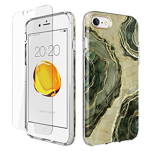 URZQOQ iPhone SE 2022 Hülle iPhone SE 2020 Hülle iPhone 8 Hülle iPhone 7 Hülle mit Schutzfolie Schick Schlank Schutzhülle Stoßfest Kratzfest Handyhülle für iPhone SE/iPhone 8/iPhone 7 4.7'' OlivGrün URZQOQ iPhone SE 2022 Hülle iPhone SE 2020 Hülle iPhone 8 Hülle iPhone 7 Hülle mit Schutzfolie Schick Schlank Schutzhülle Stoßfest Kratzfest Handyhülle für iPhone SE/iPhone 8/iPhone 7 4.7'' OlivGrün von URZQOQ