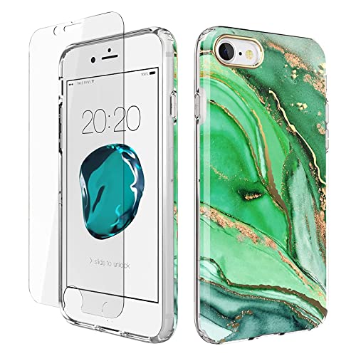 URZQOQ iPhone SE 2022 Hülle iPhone SE 2020 Hülle iPhone 8 Hülle iPhone 7 Hülle mit Schutzfolie Schick Schlank Schutzhülle Stoßfest Kratzfest Handyhülle für iPhone SE/iPhone 8/iPhone 7 4.7'' Grün URZQOQ iPhone SE 2022 Hülle iPhone SE 2020 Hülle iPhone 8 Hülle iPhone 7 Hülle mit Schutzfolie Schick Schlank Schutzhülle Stoßfest Kratzfest Handyhülle für iPhone SE/iPhone 8/iPhone 7 4.7'' Grün von URZQOQ