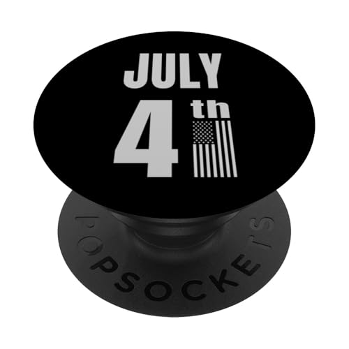 4 July Independence Day USA Flag Patriotic PopSockets Klebender PopGrip von US Independence Day co. Proud America