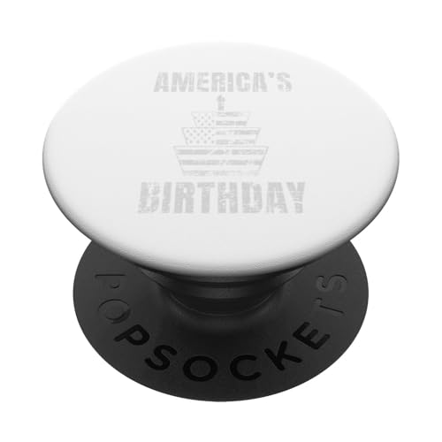 American´s Birthday USA Flagge Patriotisch PopSockets Klebender PopGrip American´s Birthday USA Flagge Patriotisch PopSockets Klebender PopGrip von US Independence Day co. Proud America