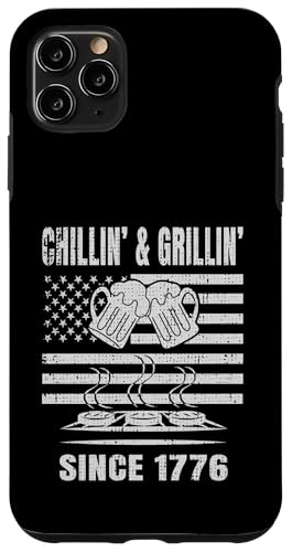 Chillin´ and Grillin´ Since 1776 Bier Grill USA Flage Hülle für iPhone 11 Pro Max Chillin´ and Grillin´ Since 1776 Bier Grill USA Flage Hülle für iPhone 11 Pro Max von US Independence Day co. Proud America