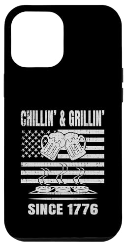 Chillin´ and Grillin´ Since 1776 Bier Grill USA Flage Hülle für iPhone 12 Pro Max Chillin´ and Grillin´ Since 1776 Bier Grill USA Flage Hülle für iPhone 12 Pro Max von US Independence Day co. Proud America