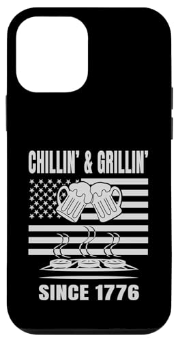 Chillin´ and Grillin´ Since 1776 Bier Grill USA Flage Hülle für iPhone 12 mini Chillin´ and Grillin´ Since 1776 Bier Grill USA Flage Hülle für iPhone 12 mini von US Independence Day co. Proud America