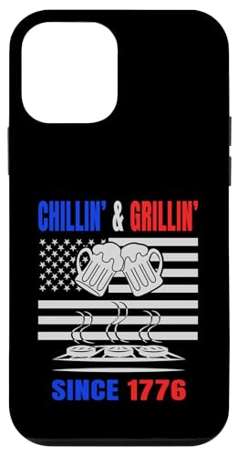 Chillin´ and Grillin´ Since 1776 Bier Grill USA Flage Hülle für iPhone 12 mini Chillin´ and Grillin´ Since 1776 Bier Grill USA Flage Hülle für iPhone 12 mini von US Independence Day co. Proud America