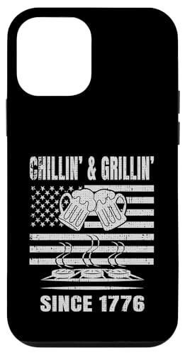 Chillin´ and Grillin´ Since 1776 Bier Grill USA Flage Hülle für iPhone 12 mini Chillin´ and Grillin´ Since 1776 Bier Grill USA Flage Hülle für iPhone 12 mini von US Independence Day co. Proud America