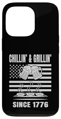 Chillin´ and Grillin´ Since 1776 Bier Grill USA Flage Hülle für iPhone 13 Pro Chillin´ and Grillin´ Since 1776 Bier Grill USA Flage Hülle für iPhone 13 Pro von US Independence Day co. Proud America