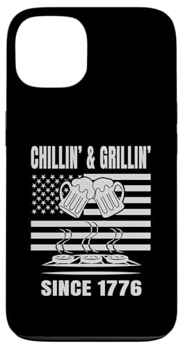 Chillin´ and Grillin´ Since 1776 Bier Grill USA Flage Hülle für iPhone 13 Chillin´ and Grillin´ Since 1776 Bier Grill USA Flage Hülle für iPhone 13 von US Independence Day co. Proud America