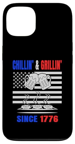 Chillin´ and Grillin´ Since 1776 Bier Grill USA Flage Hülle für iPhone 13 Chillin´ and Grillin´ Since 1776 Bier Grill USA Flage Hülle für iPhone 13 von US Independence Day co. Proud America
