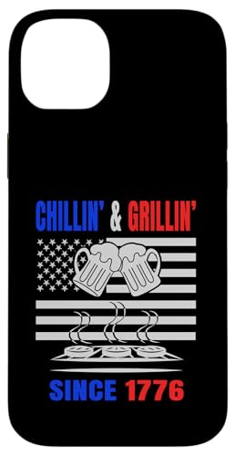 Chillin´ and Grillin´ Since 1776 Bier Grill USA Flage Hülle für iPhone 14 Plus Chillin´ and Grillin´ Since 1776 Bier Grill USA Flage Hülle für iPhone 14 Plus von US Independence Day co. Proud America