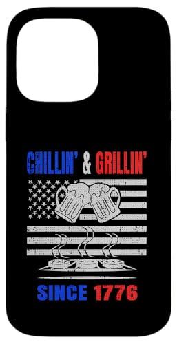 Chillin´ and Grillin´ Since 1776 Bier Grill USA Flage Hülle für iPhone 14 Pro Max Chillin´ and Grillin´ Since 1776 Bier Grill USA Flage Hülle für iPhone 14 Pro Max von US Independence Day co. Proud America