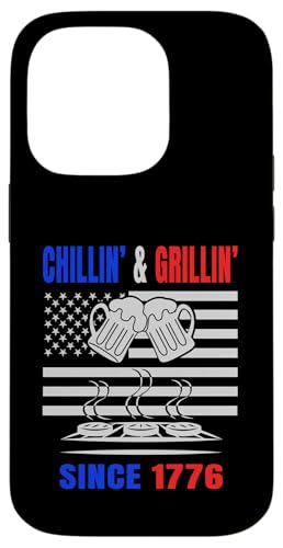 Chillin´ and Grillin´ Since 1776 Bier Grill USA Flage Hülle für iPhone 14 Pro Chillin´ and Grillin´ Since 1776 Bier Grill USA Flage Hülle für iPhone 14 Pro von US Independence Day co. Proud America