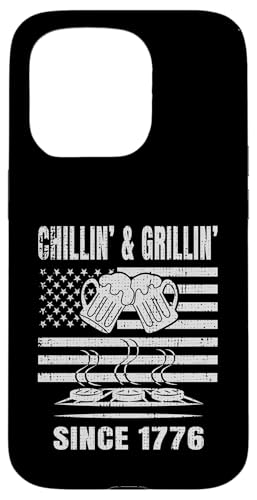 Chillin´ and Grillin´ Since 1776 Bier Grill USA Flage Hülle für iPhone 15 Pro Chillin´ and Grillin´ Since 1776 Bier Grill USA Flage Hülle für iPhone 15 Pro von US Independence Day co. Proud America