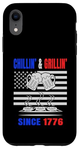 Chillin´ and Grillin´ Since 1776 Bier Grill USA Flage Hülle für iPhone XR Chillin´ and Grillin´ Since 1776 Bier Grill USA Flage Hülle für iPhone XR von US Independence Day co. Proud America